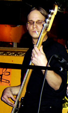 Jussi on the bass