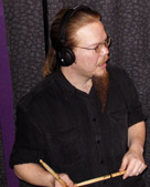 Sami on the drums